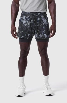 ASRV Tetra-Lite 5 Liner Short in Pixel Camo wings/black at Nordstrom, Size Xx-Large