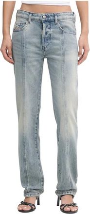 Diesel 1989 D-Mine Jeans - Dames - Regular Fit Jeans - Blauw - W26 L32 - Katoen - Jeans