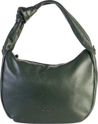Pierre Cardin 13001 Schoudertas - Dames - Schoudertassen - Groen - ONE Size - Katoen - Tassen