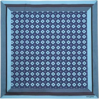 Ines De La Fressange Accessoires, Dames, Blauw, ONE Size, Lewis Sjaal