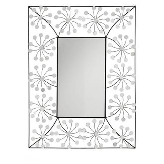 Premier Housewares Floret Metal Frame Wall Mirror - Premier Housewares