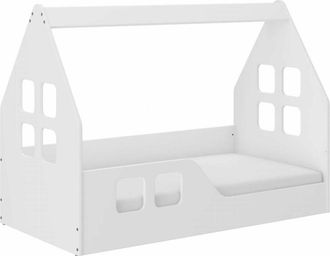 OEM Cama Infantil Baja Segura Casa 140x70 Izquierda