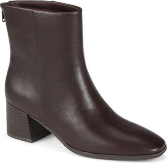 BareTraps Walless Faux Leather Bootie in Dark Brown at Nordstrom, Size 9.5