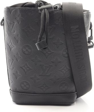 Louis Vuitton Black Monogram Shadow Handbag Shoulder Bag (Pre-Owned)