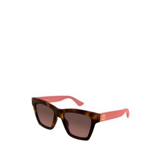 Gucci Cat-eye Zonnebril - Dames - Accessoires - Bruin - Maat: 54 MM