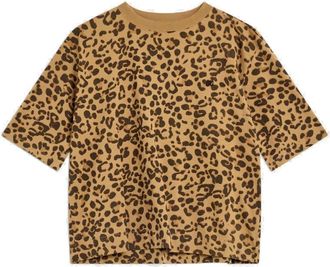 Semicouture Neva T-shirt - Dames - Ronde hals truien - Bruin - M - Katoen - Truien & Vesten