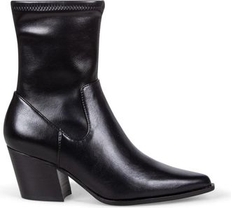 Steve Madden Zwarte Enkellaarzen - Dames - Cowboylaarzen - Zwart - 37 EU - Schoenen