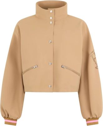 Herno High Collar Bomber - Dames - Zomerjassen - Beige - M - Jassen