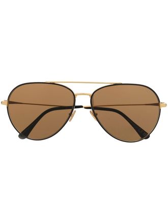 Tom Ford Eyewear Occhiali da sole tondi - Oro