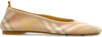 Burberry Check Jacquard Ballet Flats, Brand Size 38 ( US Size 8 )