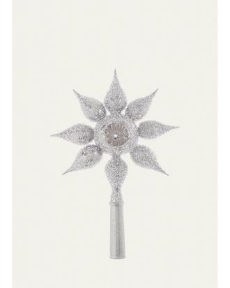 Bergdorf Goodman Silver Star Christmas Tree Topper