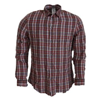 Gianfranco Ferre Casual Shirt - Heren - Casual Overhemden - Veelkleurig - 2XS - Katoen - Overhemden