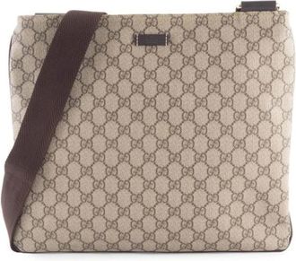 Gucci Vintage, unisex, Beige, ONE Size, Leer, Pre-owned Cross Body Bag