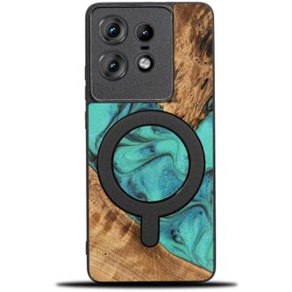 OEM Funda Bewood Unique Para Motorola Edge 50 Pro - Turquesa Con Magsafe