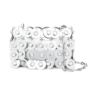 Paco Rabanne Dames, Tassen, Grijs, Maat: ONE Size Leer