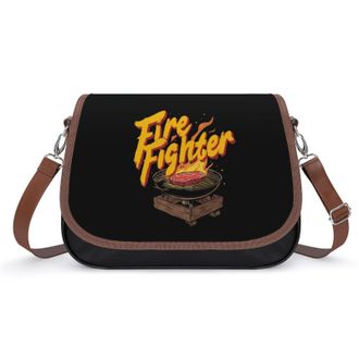 Generic Fire Fighter BBQ1 Chef Fashion Womens Crossbody Bags Novelty Handbag Shoulder Bag Purse