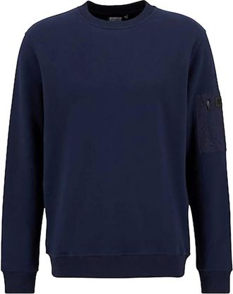 Barbour Heren, Sweatshirts & Hoodies, Blauw, Maat: 2XL