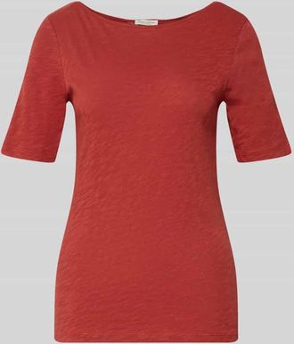 Marc O'Polo Regular Fit T-Shirt aus reiner Baumwolle in Bordeaux, Gr&ouml;&szlig;e XXL