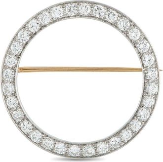 Tiffany & Co. Platinum 2.00 ct. tw. Diamond Pin (Authentic Pre-Loved)