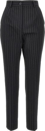 Dolce & Gabbana Pinstriped stretch wool pants Woman 40