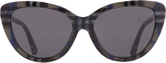 Burberry Dark Grey Cat Eye Ladies Sunglasses BE4457 416687 55