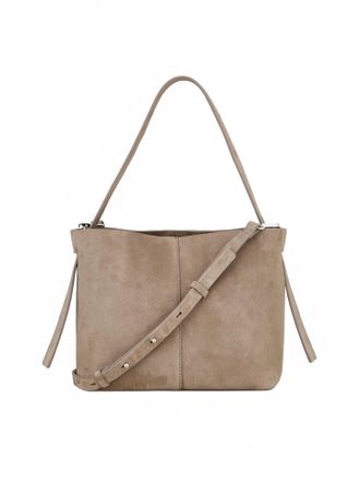 Becks&ouml;ndergaard WomenS Fraya Suede Small Tote Crossbody Bag In Tan