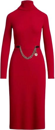 Ralph Lauren Mujer, Vestidos, Rojo, Talla: S