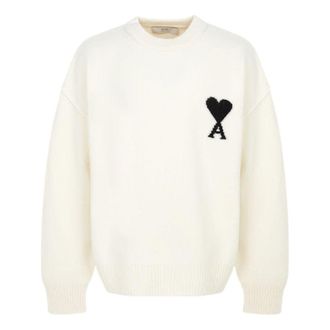 Ami Knitwear Ivory UKS838-018-151