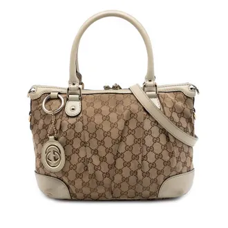 Gucci Pre-owned Gucci GG Canvas Sukey Satchel Ladies UU7GDOHL27PHBM8P