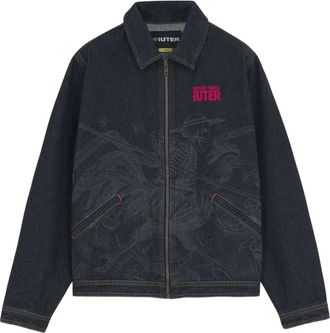 Iuter Iuter, Heren, Jassen, Zwart, Maat: L Denim
