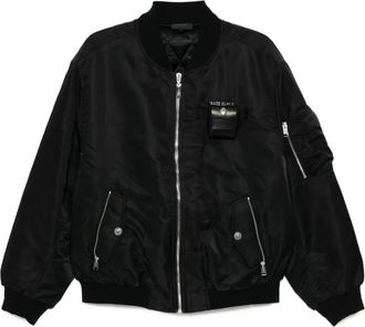 A Bathing Ape Bomber con zip - Nero