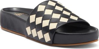 beek Pelican Slide Sandal in Eggshell/Black at Nordstrom Rack, Size 10