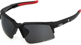 Fila SFI515 Polarized U28G Mens Sunglasses Black Size 67