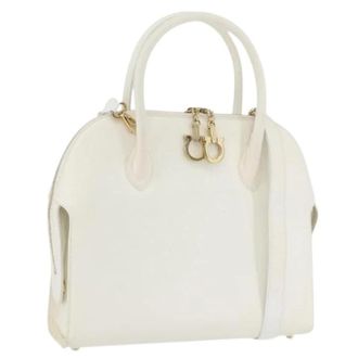 Ferragamo Pre-owned Handbags, female, White, Size: ONE SIZE Pre-owned Hand Bag