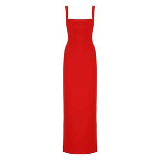 Solace London Gowns, female, Red, XS, Elegant Long Dress Joni
