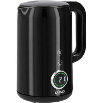 OEM Hervidor El&eacute;ctrico De 1,7 L Con Regulaci&oacute;n De Temperatura, Color Negro - W-68219