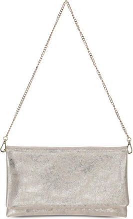 Abro Leren Clutch - Dames - Clutches - Geel - ONE Size - Leer - Tassen