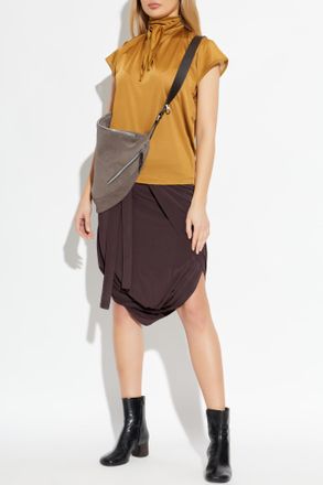 Christophe Lemaire Top With Decorative Tie, Womens, Yellow