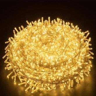 OEM Guirnalda De Luces Navide&ntilde;as De 100 M Con 1000 Led Y 8 Modos De Iluminaci&oacute;n Para &Aacute;rbol De Navidad, Fiestas Y Jard&iacute;n (blanco C&aacute;lido) -crezuo