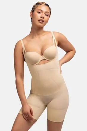 Dorina open bust corrigerende bodysuit Absolute Sculpt beige