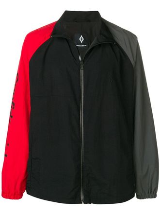 Marcelo Burlon Giacca a vento con design color-block - Nero