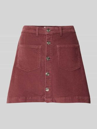 Only Ausgestellter Mini-Rock aus Baumwoll-Mix Modell AMAZING in Mauve, Gr&ouml;&szlig;e XL