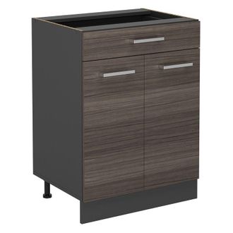 Vicco Mueble Bajo De Cocina R-line, Gris Noble, 60 Cm Con Caj&oacute;n, Sin Encimera