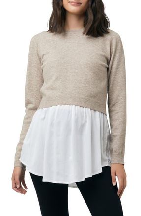Ripe Sandy Detachable Knit in Latte at Nordstrom, Size X-Large