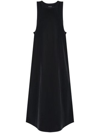 Yohji Yamamoto Abito midi smanicato - Nero