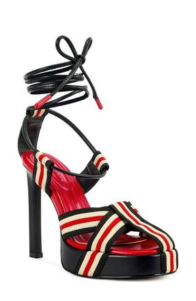 Azalea Wang Abilene Sandal in Black Multi at Nordstrom, Size 7.5