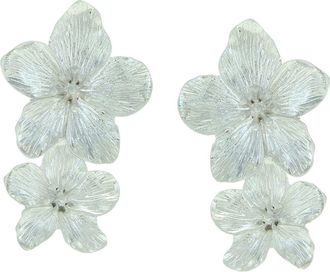 Olivia Welles Flora Drop Earrings in Silver at Nordstrom Rack