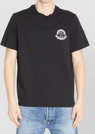 Moncler cotton regular-fit short-sleeve logo t-shirt