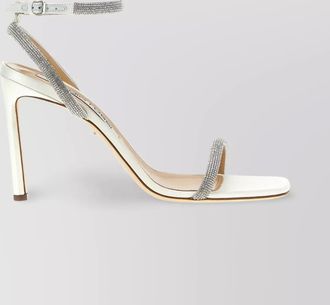 Sergio Rossi strappy wedding sandals square toe