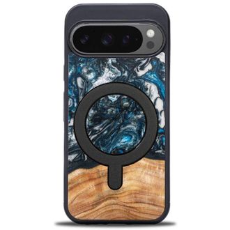 OEM Funda &Uacute;nica Bewood Para Google Pixel 9/9 Pro - Planetas - Tierra Con Magsafe